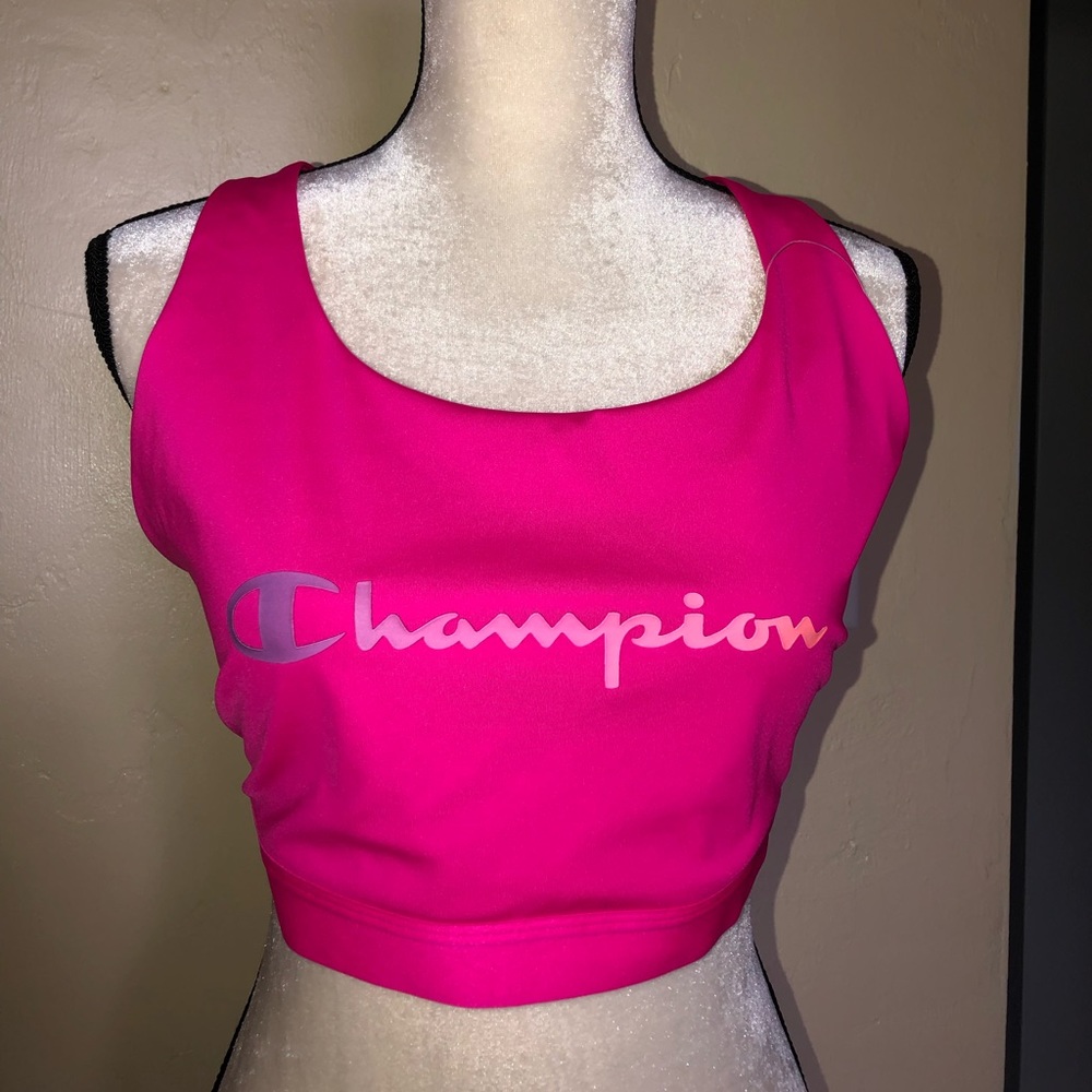Brand new hot pink Champion sport bra